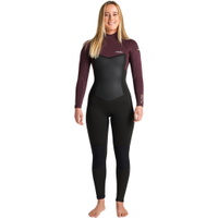 Frauen Nuwave Surflite 5/4/3mm Rückenreißverschluss Neoprenanzug